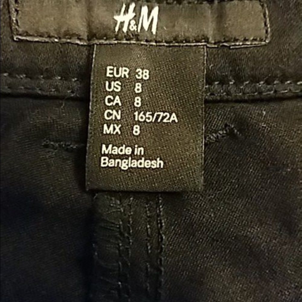 H&M black skinny jeans